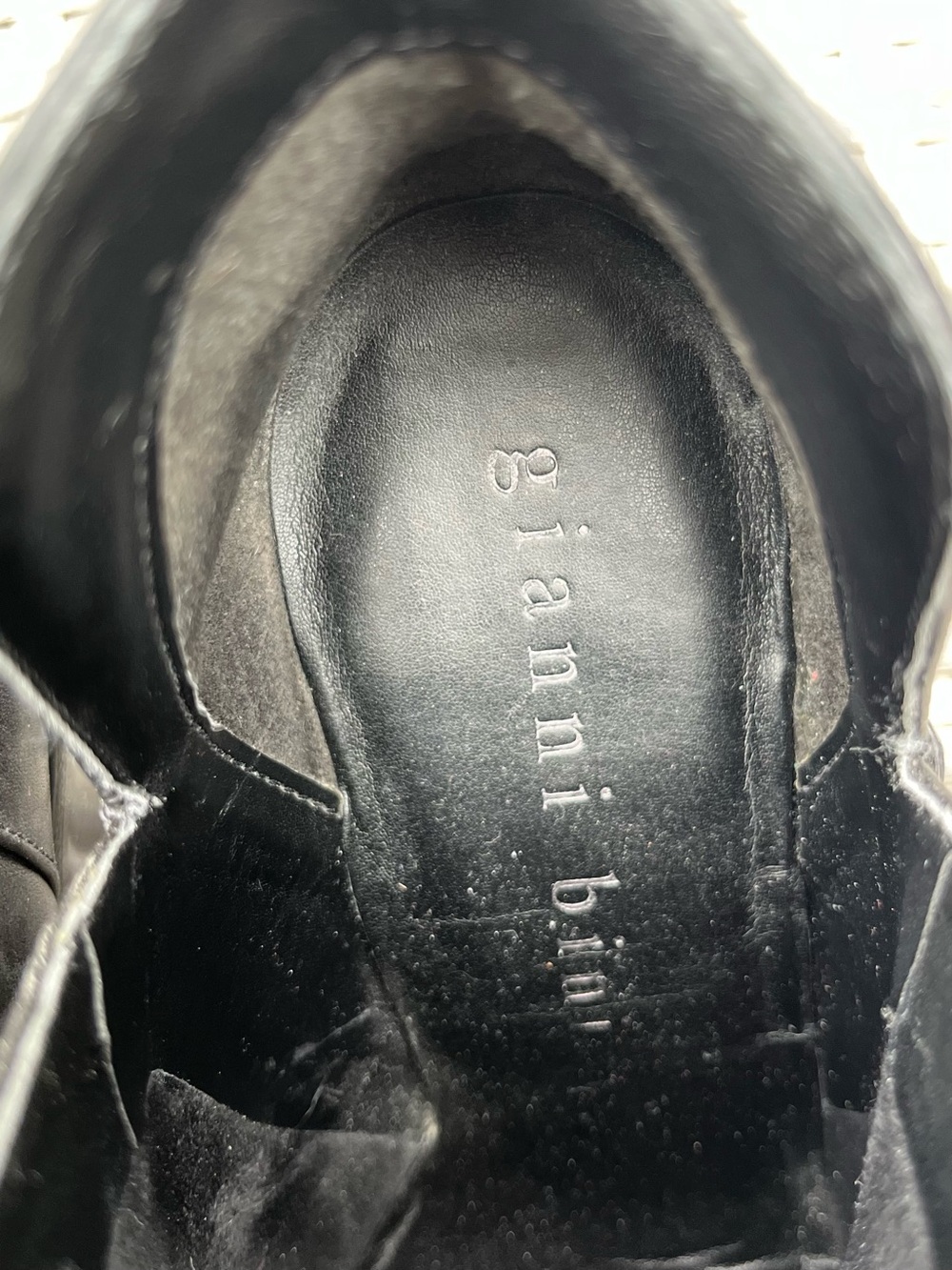 Gianni Bini Black Pointed Toe Ankle Booties - Picture 5 of 11